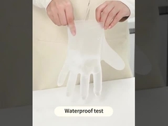 Highly Elastic Disposable TPE Gloves For Flexible Protection