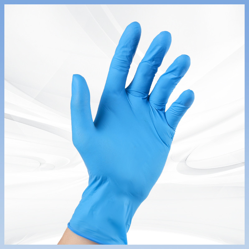 Wholesale Nitrile Gloves Customized 9 Inches Disposable Nitrile Glove Thickness For Hand Protection