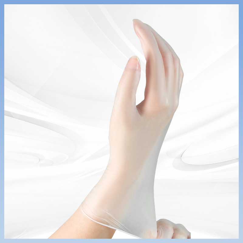 Transparent fingers disposable PVC gloves comfortable to touch more comfortable to use