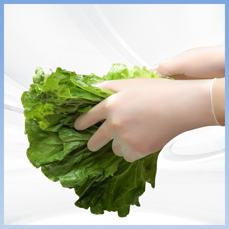 Transparent fingers disposable PVC gloves comfortable to touch more comfortable to use