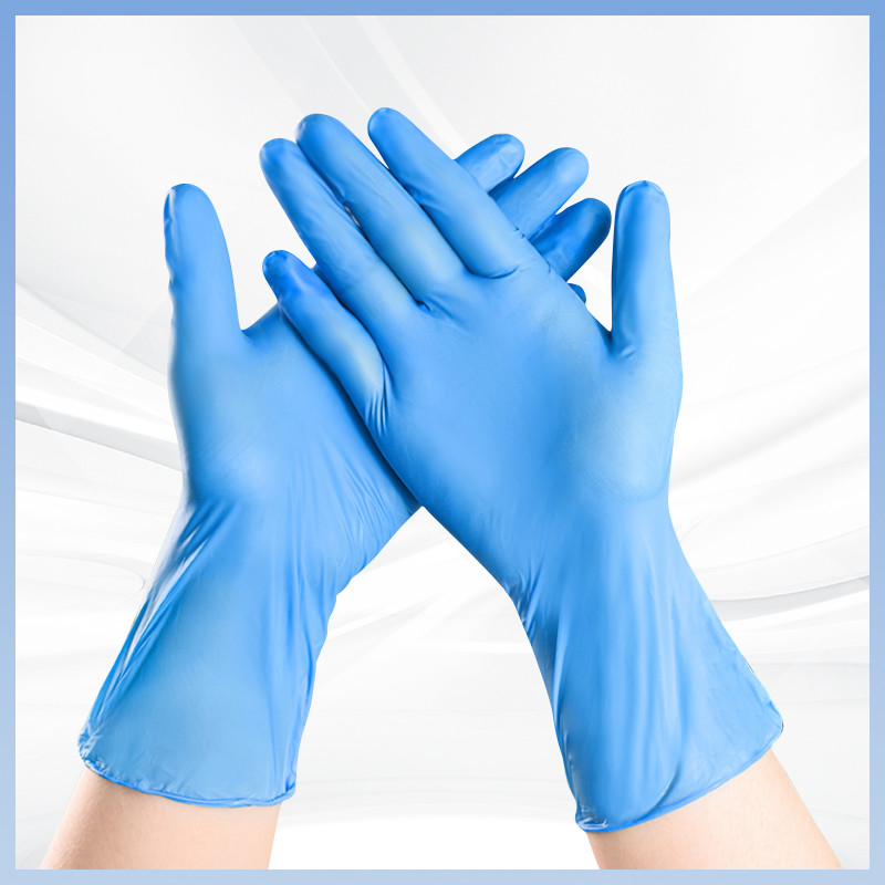 FDA Disposable PVC Gloves For Safe And Hygienic Pool Blue Color