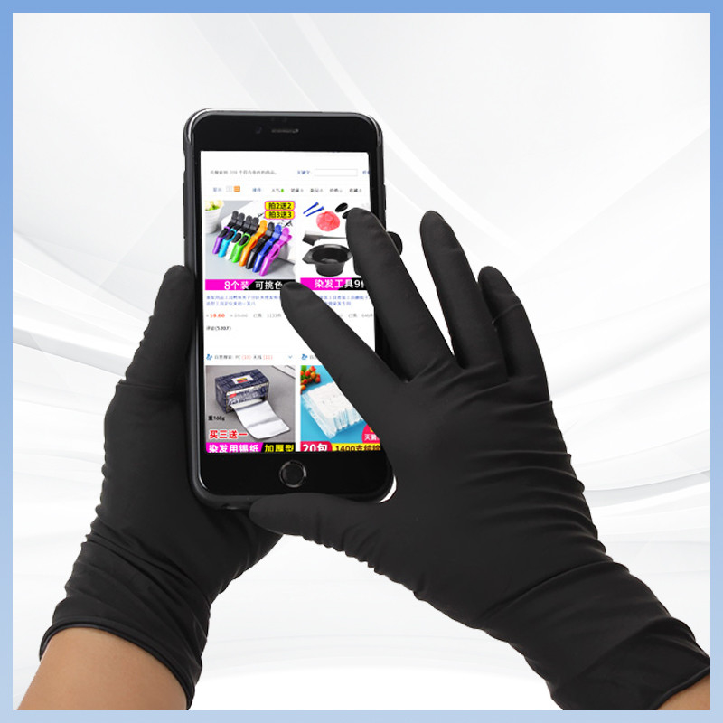 Non-Medical Powder-Free Latex Gloves Produced In China Disposable Latex Gloves For Food With Customizable Logo