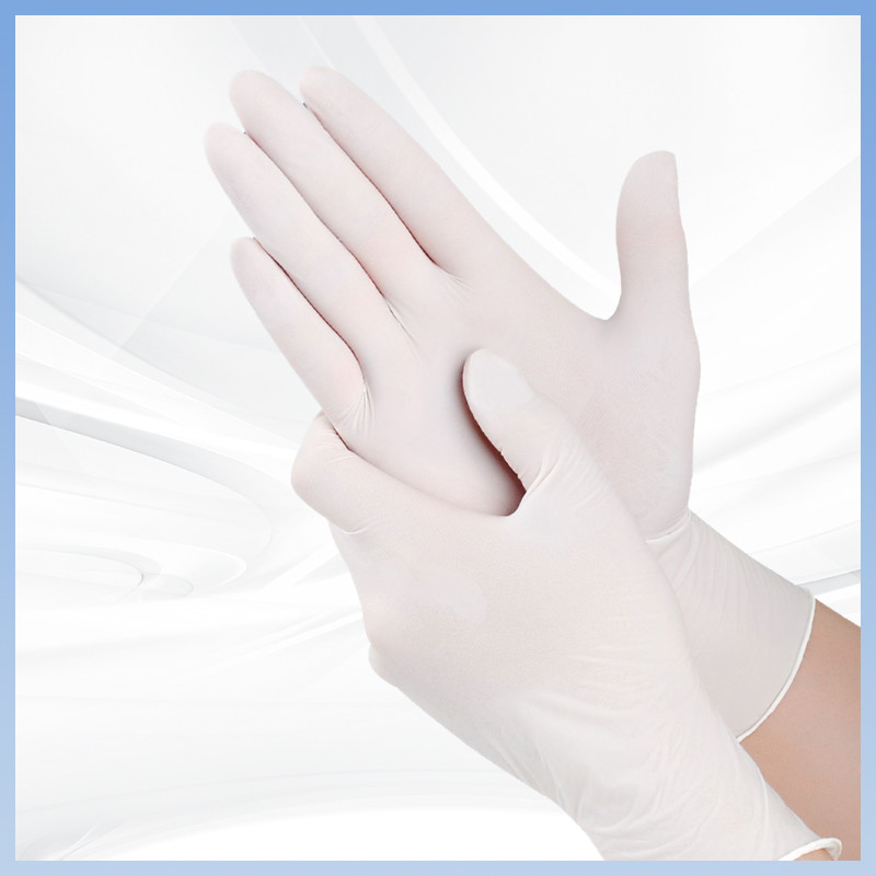 OEM White Latex Gloves Flexible And Durable: Disposable Latex Gloves For Extended Use And Protection