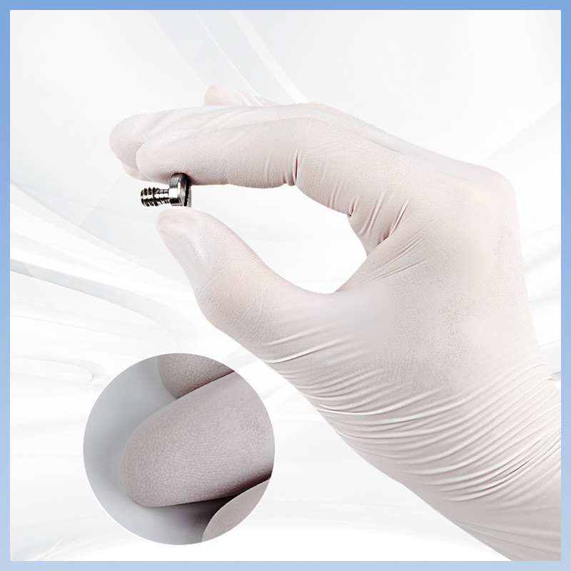 White Latex Gloves Non-Slip Grip Disposable Latex Gloves For Safe And Secure Handling